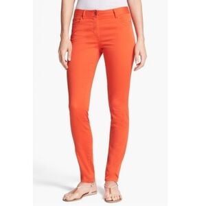 Trina Turk Orange Suki‎ Ultra Smooth Skinny Pants Size 00